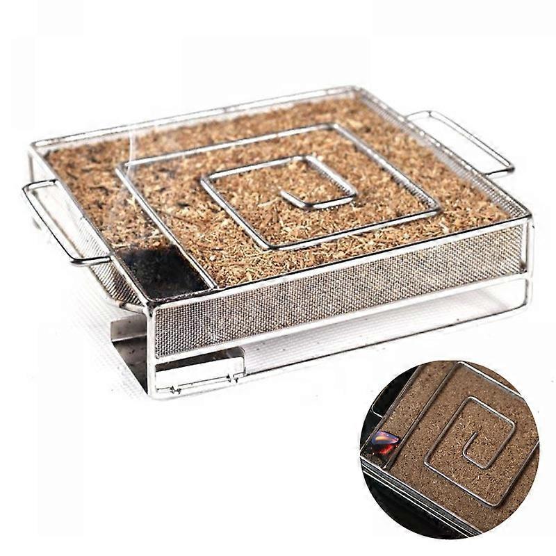 Grill Smoke Box Generator zimnego dymu Grille zewnętrzne ze stali nierdzewnej Net Outdoor Smoking Net Barbecue Net Akcesoria do narzędzi do grillowania Barbacoa