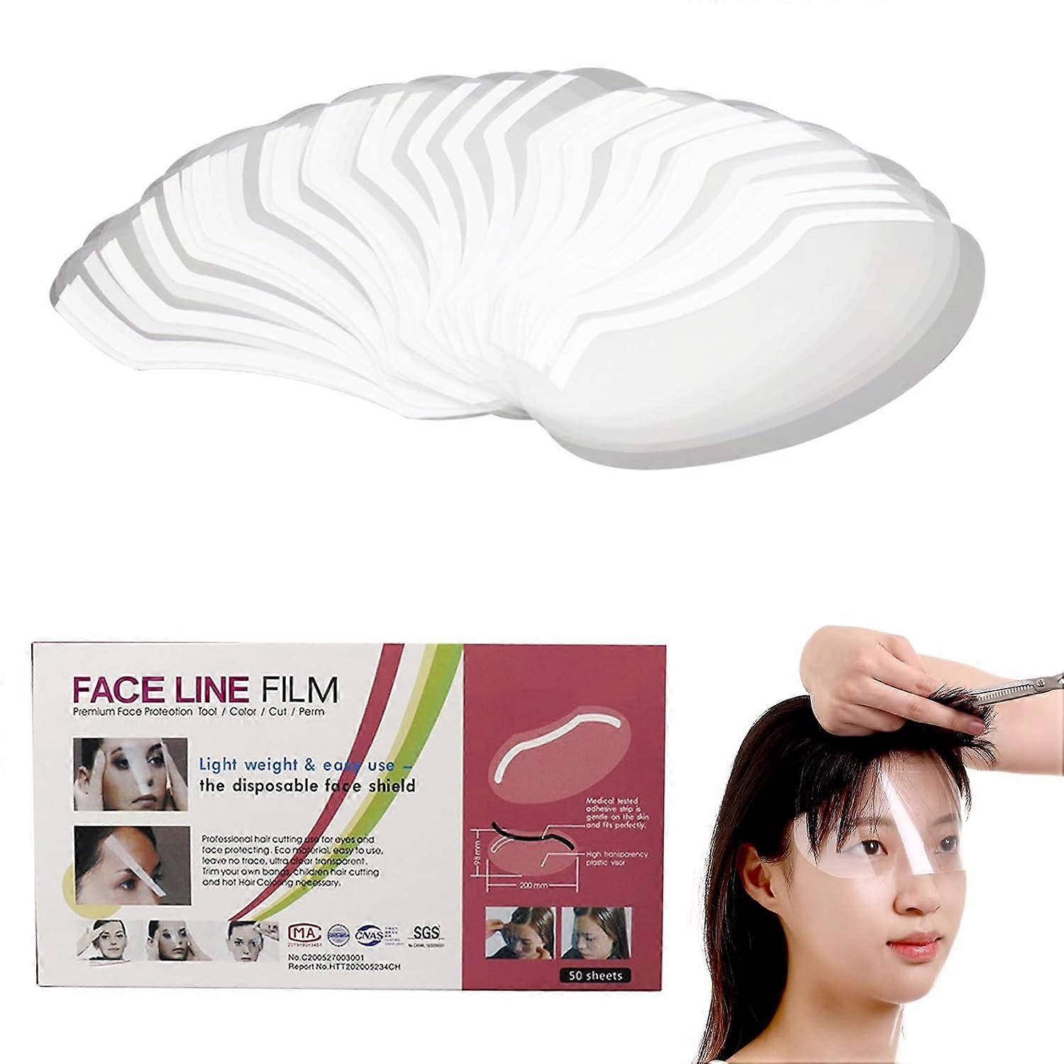 50/100pcs Clear Face Visor for Microblading, Disposable Face Shields Masks, Transparent Shower Face Shield Eye Protector