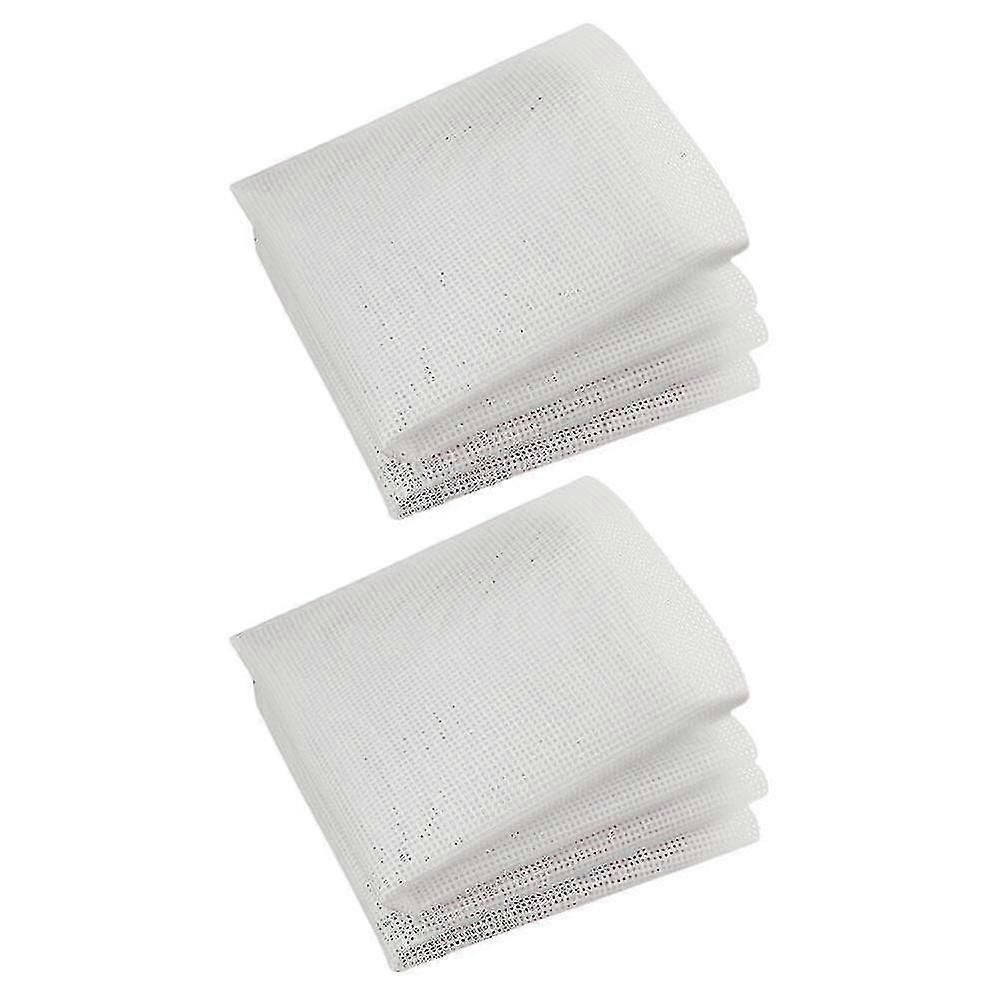 2pcs Square Steamer Mat Silicone Steamed Bun Pad Reusable Nonstick Cloth White