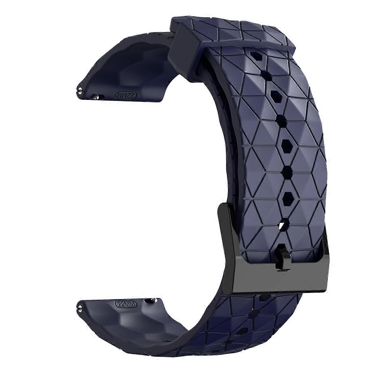 Football Pattern Watch Band For Garmin Forerunner 55