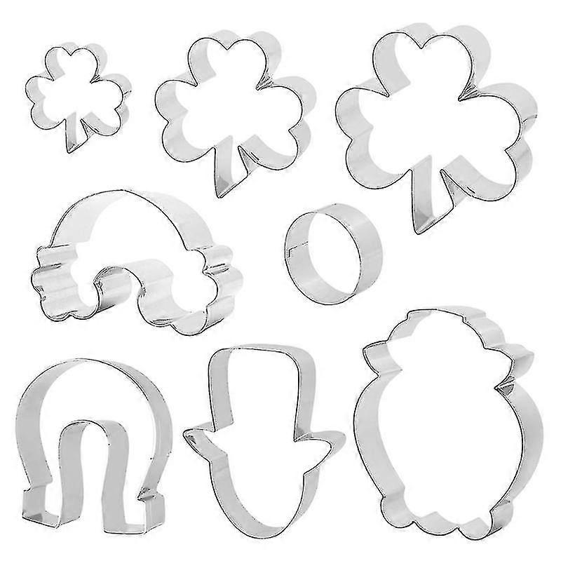 8 Pcs Leaf Sd Less Steel Biscuit S For Ba