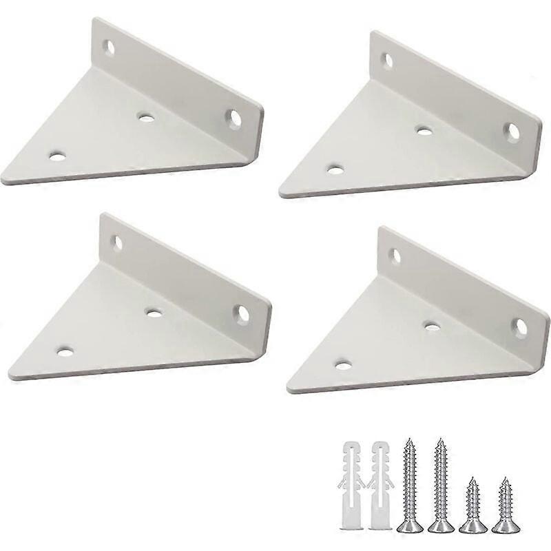 High-Temperature Floating Shelf Brackets, Wide-Stance, Corrosion-Resistant