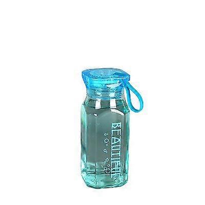 Creative Draagbare Glazen Waterbeker Blauw (350ML)