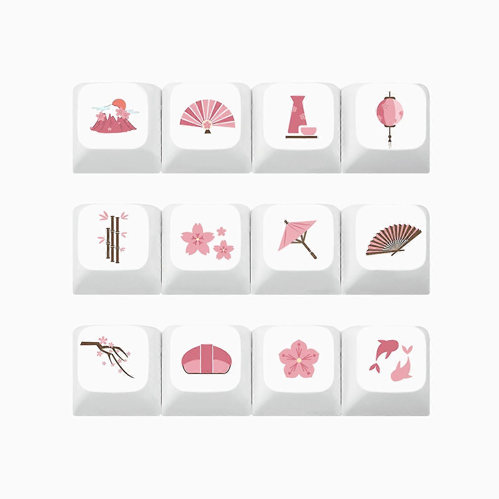 Mechanical Keycaps Tokyo Story Theme XDA Profile 12 Keys for CherryMX Switches