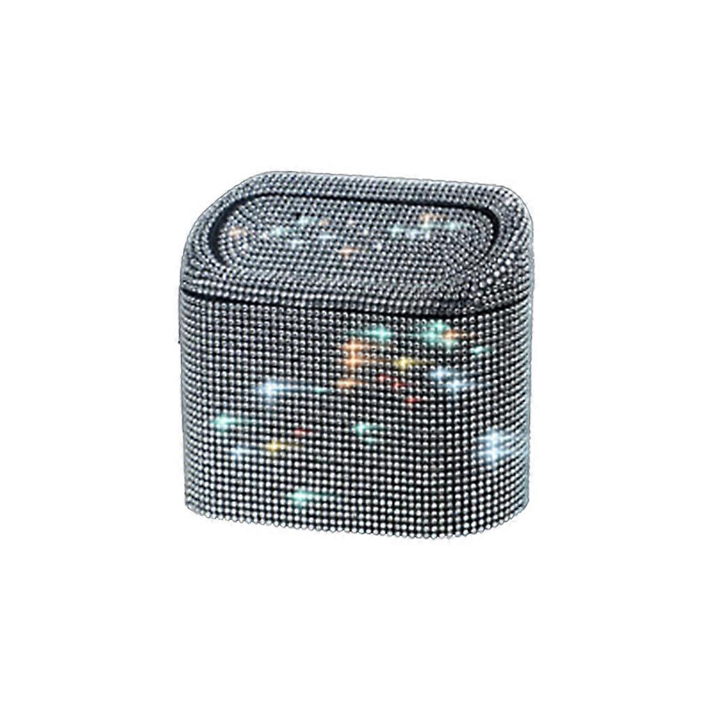 Multifunctional Automobile Trash Bin Cute for Sparkle Garbage Box Rubbish for Ca