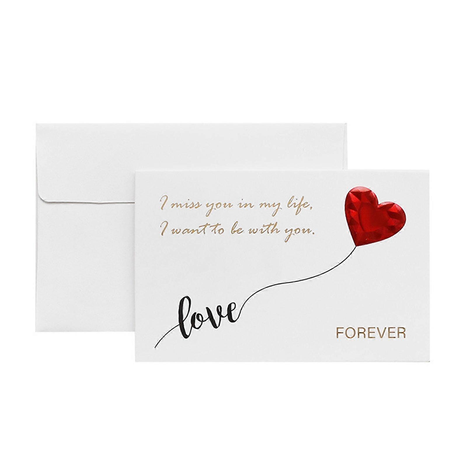 Greeting Card with Envelopes Romantic Valentines Day Gift