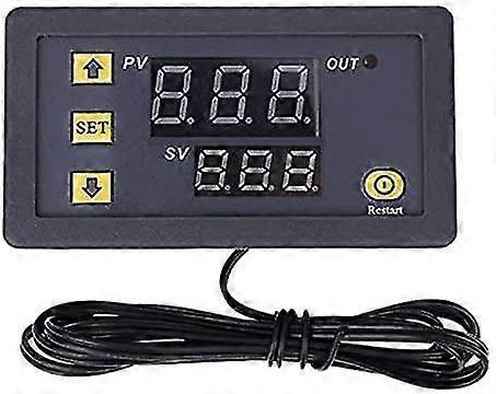 24V 20A W3230 LCD Digital Thermostat Controller Regulator High Temperature Alarm