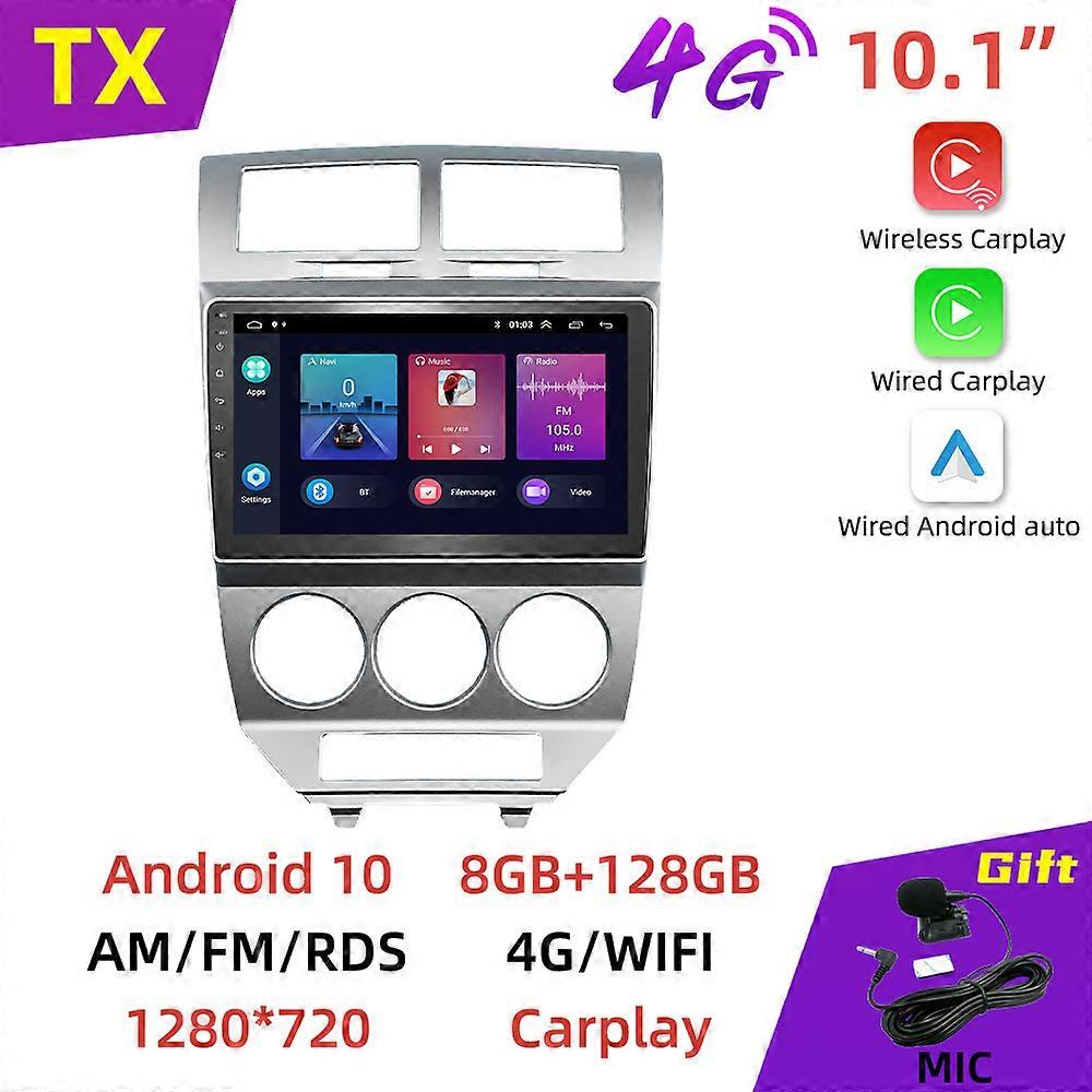 Android Car Radio For Dodge Caliber 2007-2010 2 Din 10.1" Screen Car Gps Navigation Multimedia Audio Head Unit Autoradio Stereo