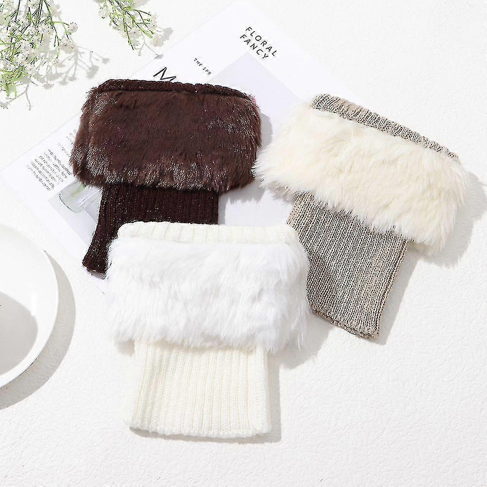 Mode Boot Strumpor Solid Color Boot Warmers Benvärmare Strumpor Kvinnor Ny Vinter