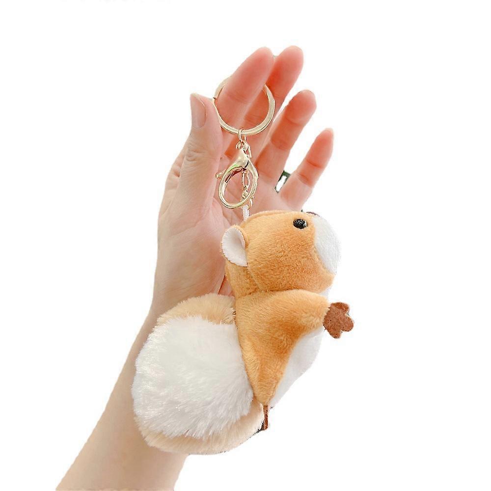 Small squirrel pendant plush toy ornaments
