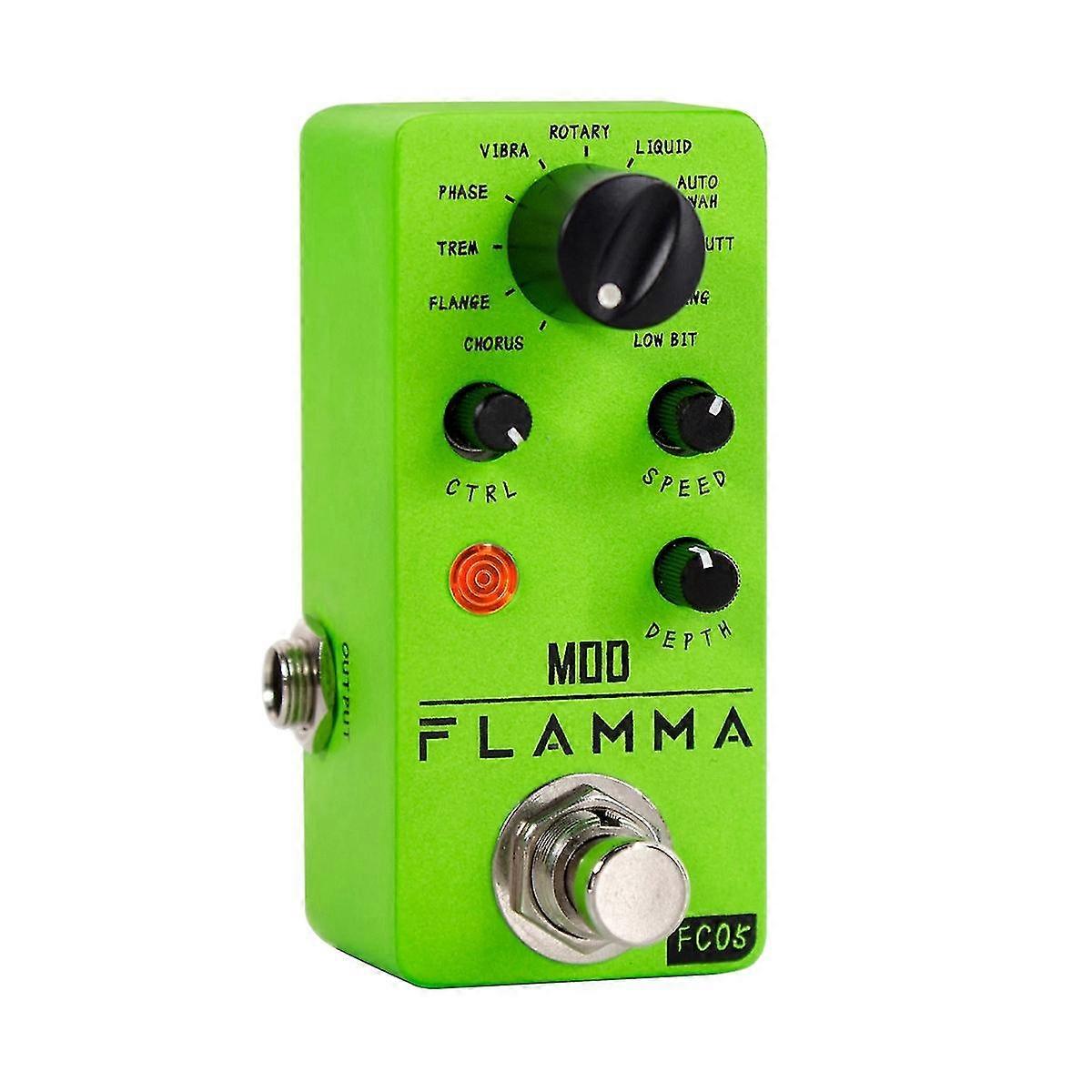 fc05 Modulation Multi Effects Pedal Mod Gitarrpedal 11 Lägen Phaser Tremolo Auto