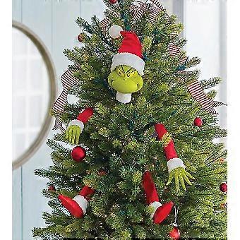 Neuer Grinch Baum Hanging Home Atmosphäre Dekoration Geschenk Weihnachtsbaum Dekoration Fünf Stück Geschenkset