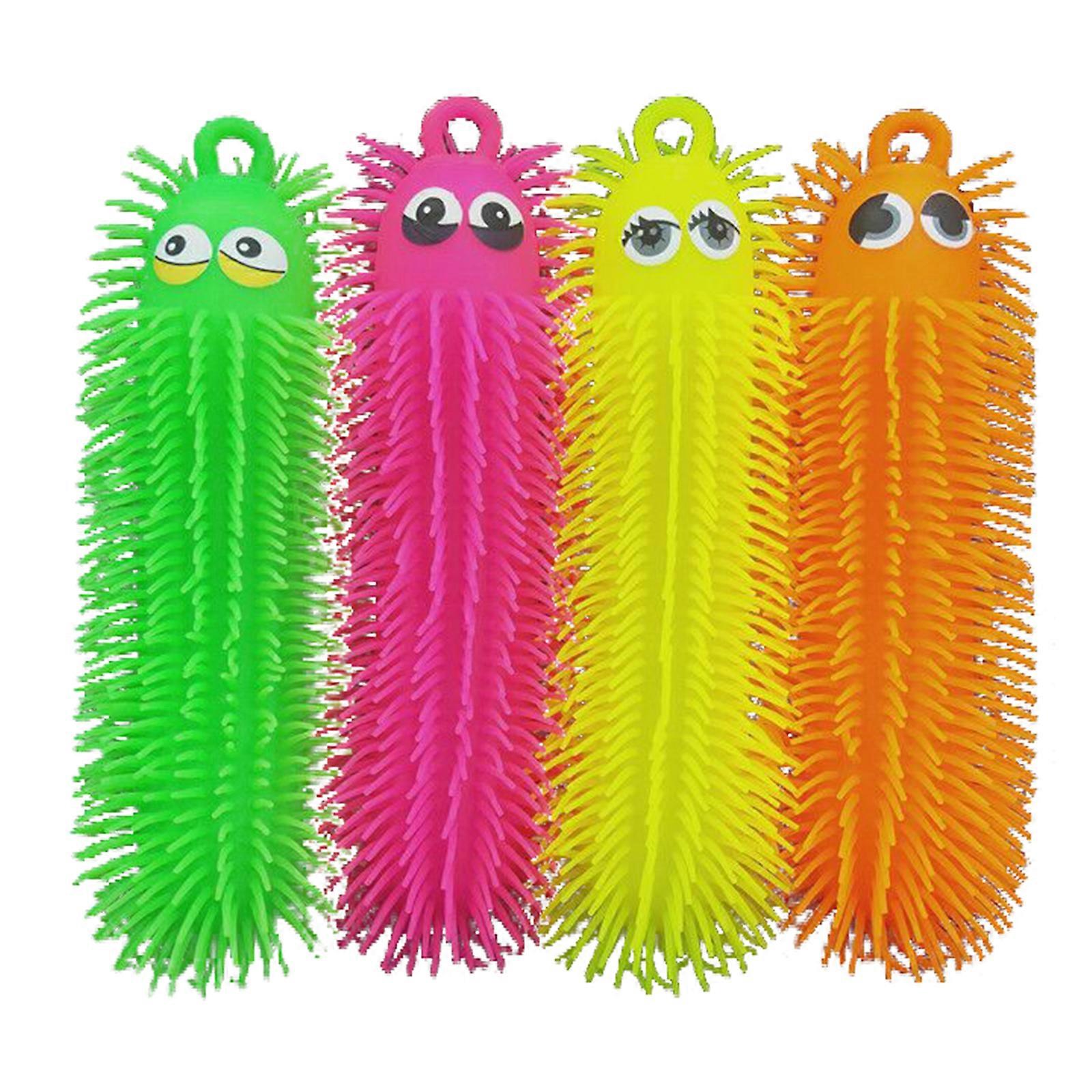 Pinch Caterpillars Ball Toy Table Portable Flashing LED Interactive Party Game