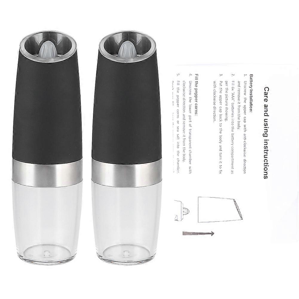 MultiFunctional Electric Salt Pepper Grinder Mill Set with Adjustable Coarseness Kitchen Tool