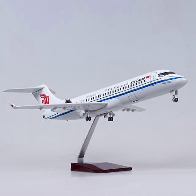 47CM Airplane ARJ21-700 Aircraft Air China Airline W Light and Wheel Landing gears Diecast Plastic Resin Plane Model Toy