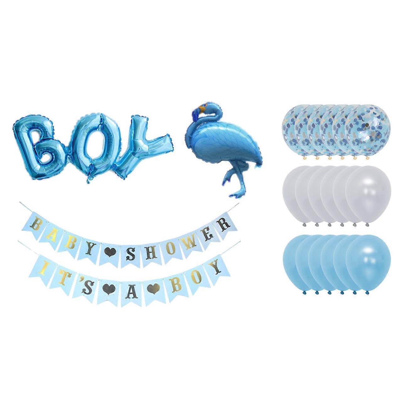 Babyshower Versiering Flamingo (jongen)