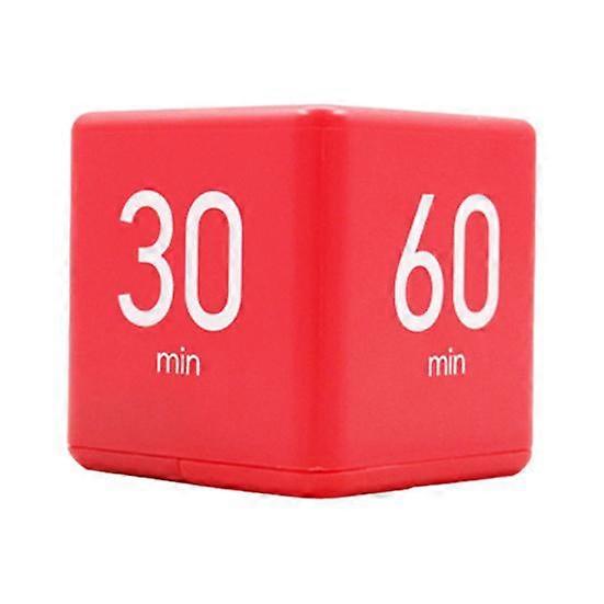 Cube Timer 15/20/30/60 Minutes Countdown Rotation Timer for Tasks Work Study Kitchen Silent Alarm