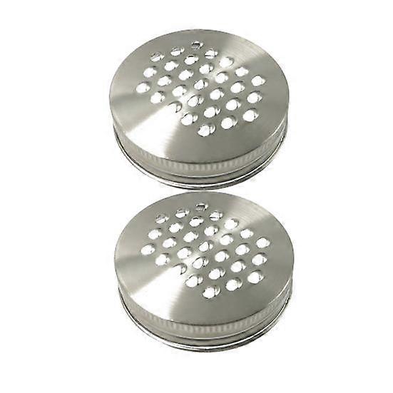 1/2Pcs Mason Jar Grater Lid for Regular Mouth Jar Easy to Carry Store Rust-Resistant