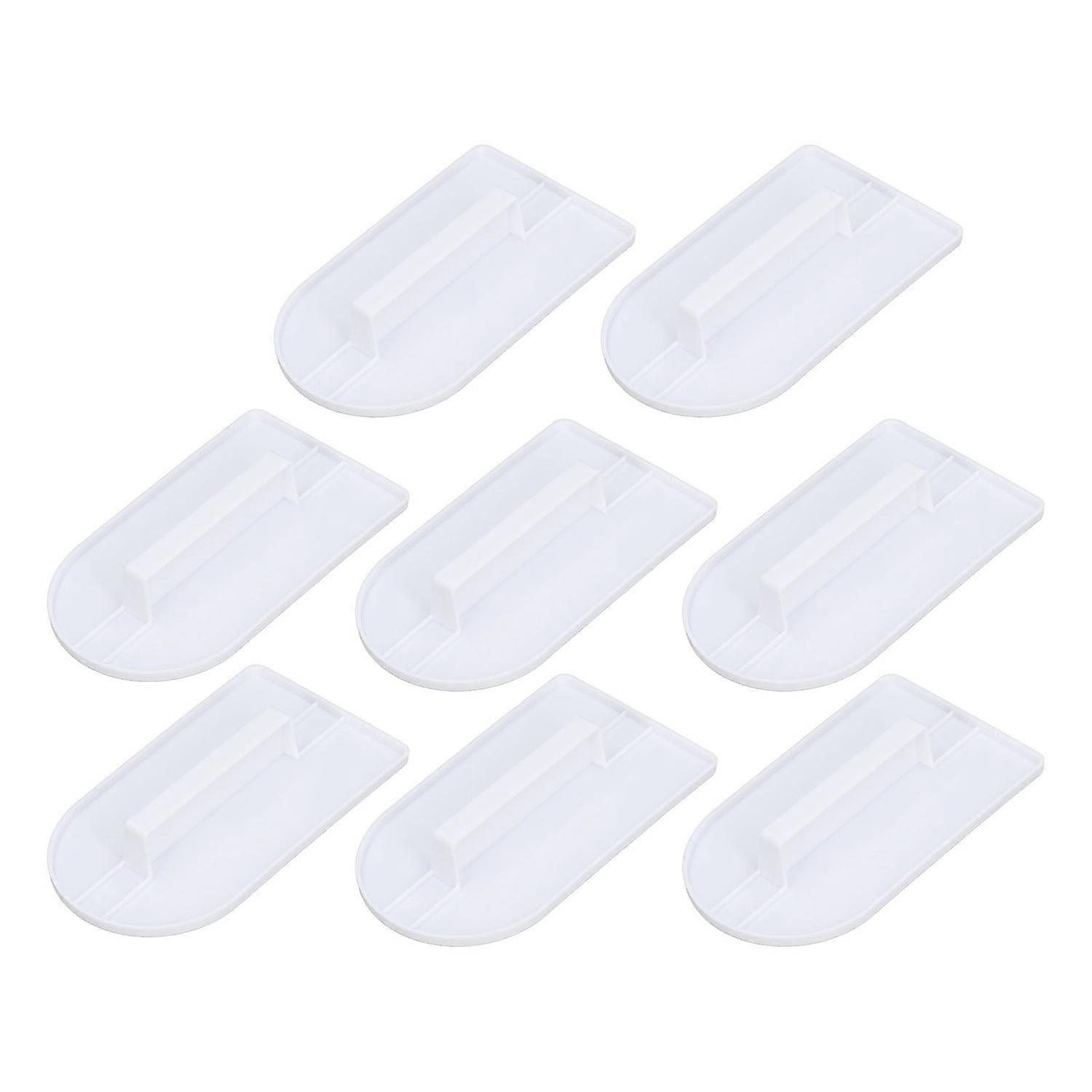 8Pcs Fondant Icing Smoother Polisher Cake Decoration Sugarcraft Scraper Decorating Paddle Tool 