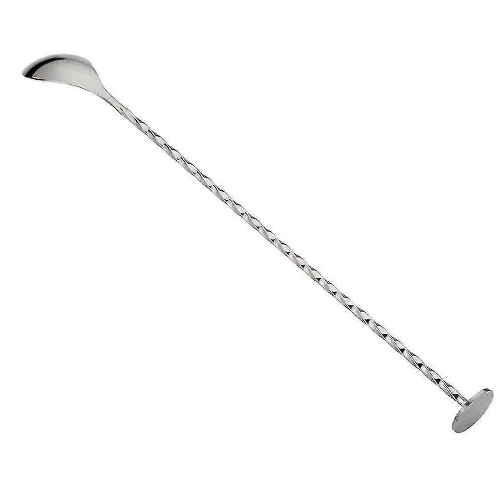 Mixing Spoon, Stainless Steel Bar Spoon Cotail Long Handle Spoon