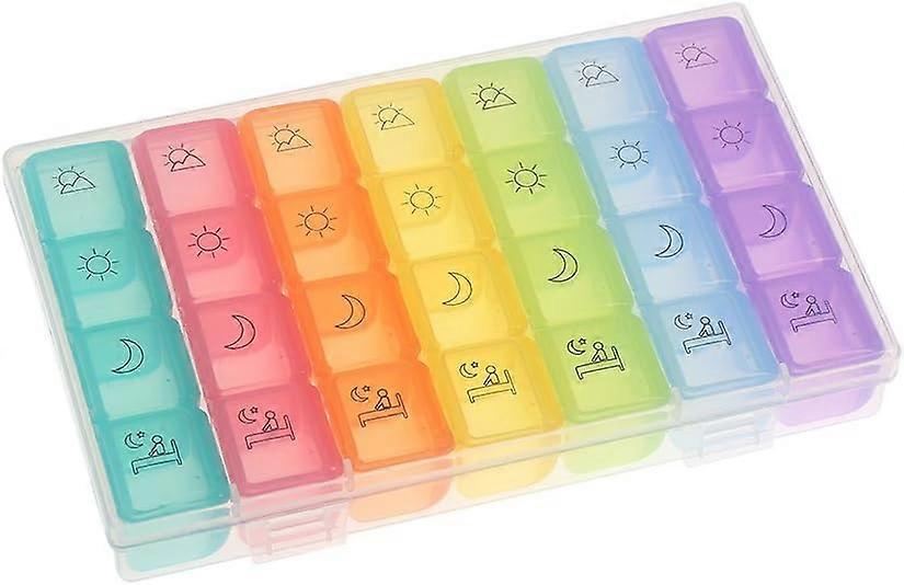 Portable Weekly Pill Organizer 7 Days