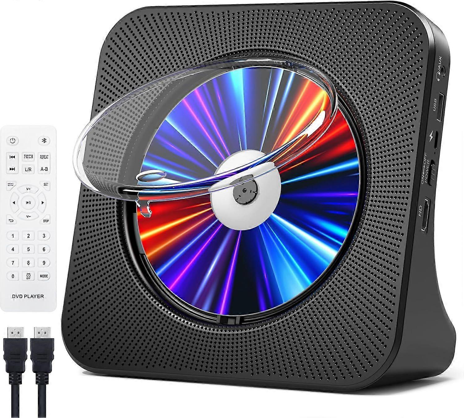 CD Players YUYSAN C-69978B with Bluetooth Speakers Supports Remote Control Display FM Radio with USB Card Playback