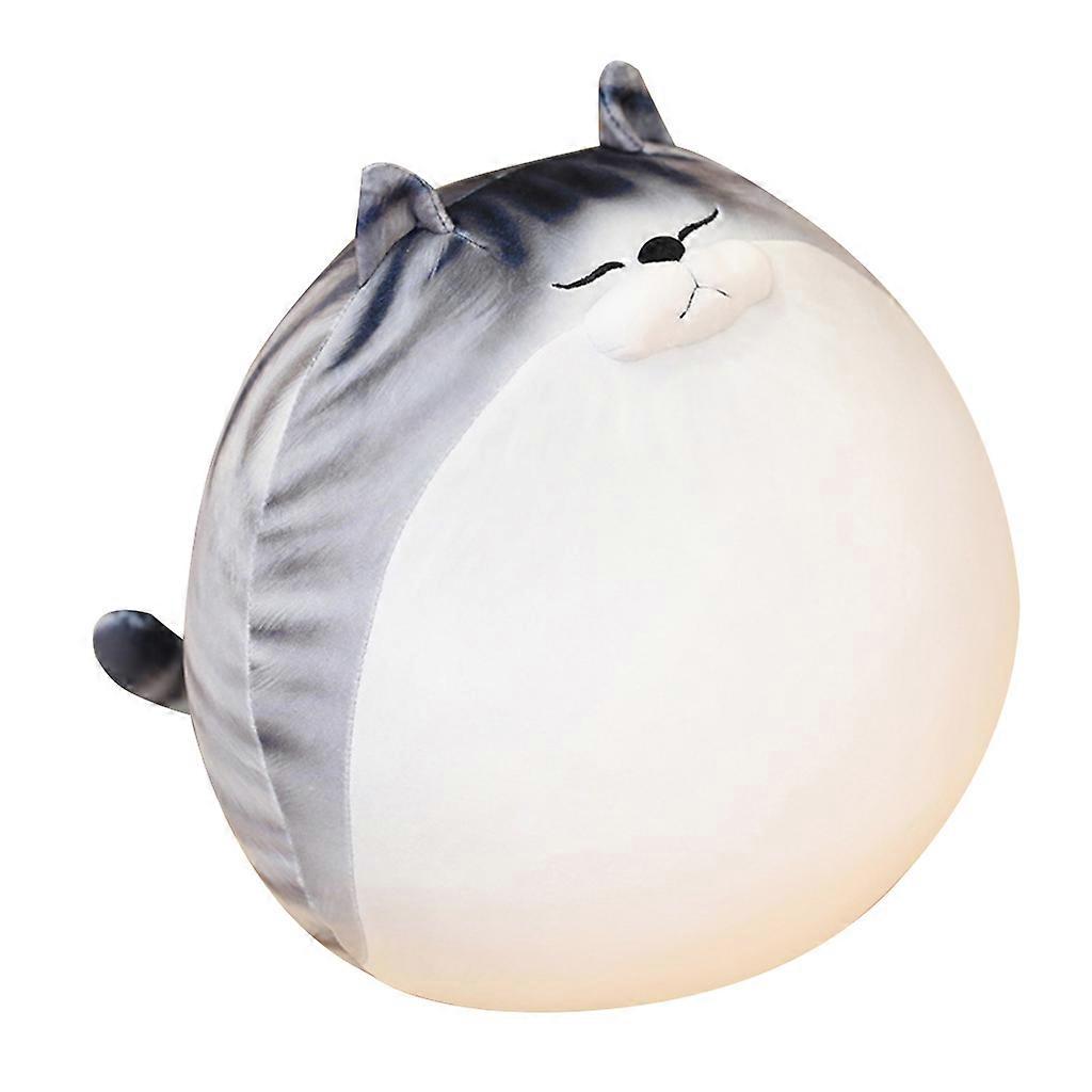 لطيف قطة صغيرة أفخم لدمية لعبة أفخم سرير النوم لينة وسادة كبيرة لدمية محشوة لعبة لطيف الكرتون النمر مخطط القط 70 سم