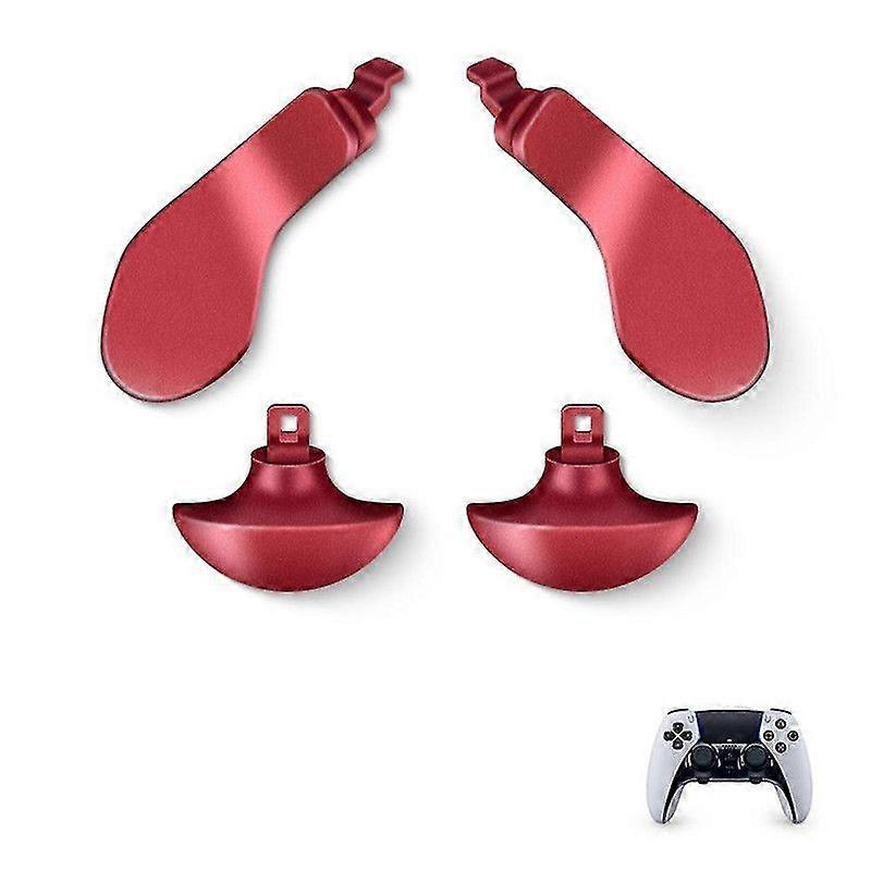 til Sony PlayStation 5 DualSense Edge Game Controller rustfrit stål udskiftning padler - grå