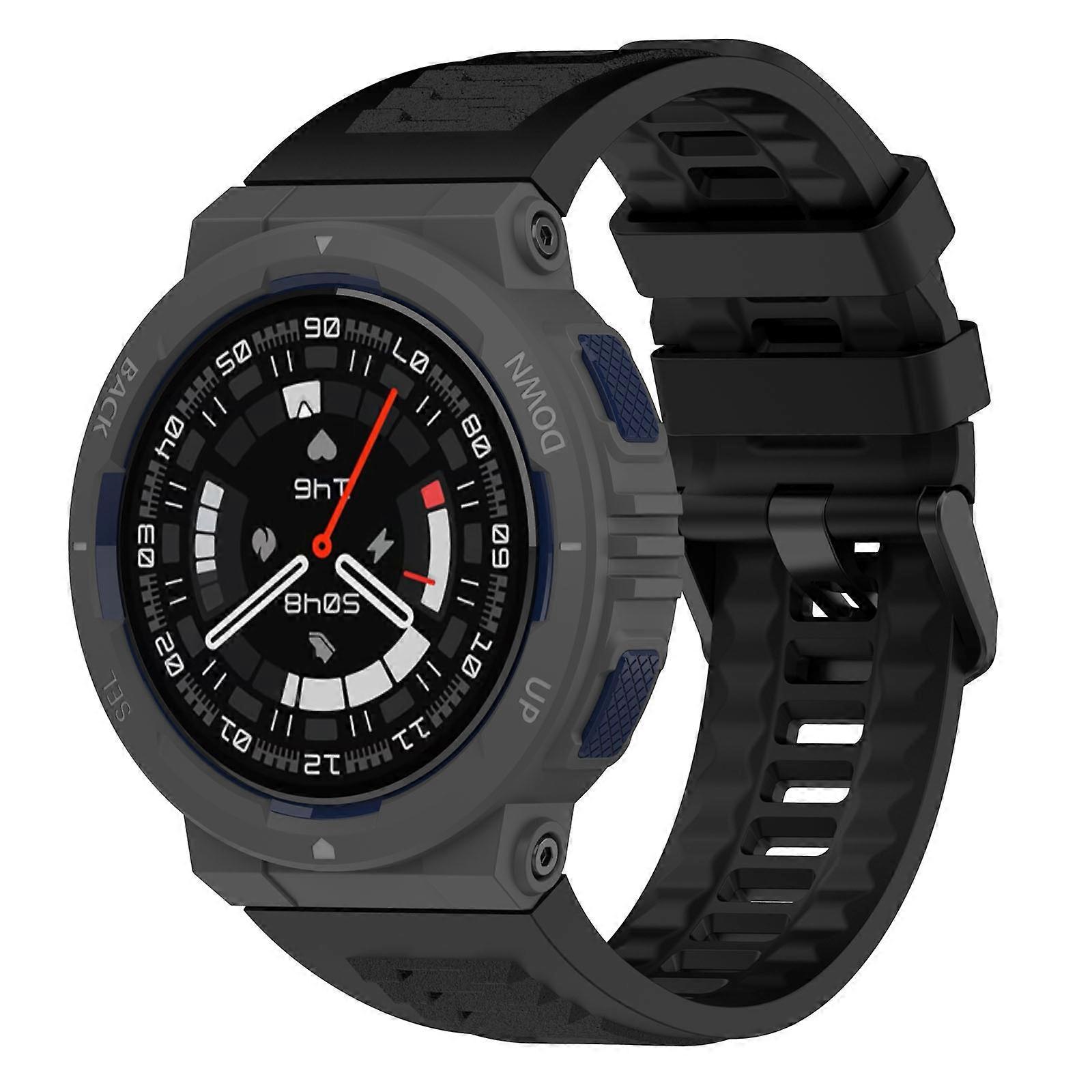 Solid Color Silicone Watch Band For Amazfit Active Edge A2212