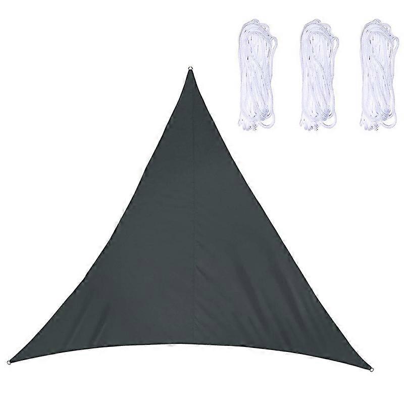 Triangolo Esterno Giardino Parasole Vela Impermeabile Anti-UV Baldacchino, Dimensioni: 6m x 6m x 6m