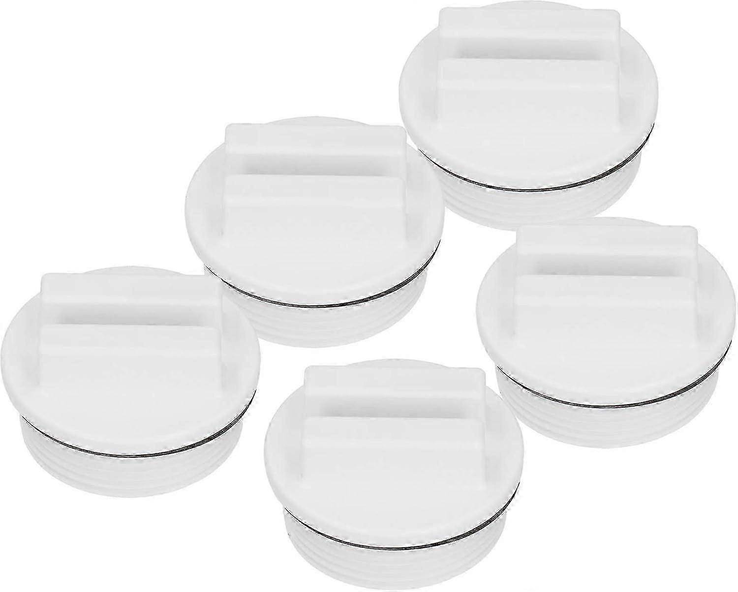 Winterizing Plug Swimming Pool Return Plug 1.5 Inch Threaded Pool Pipe Plugs Swimming Pool Spa Return Drain Line With O-ring 5pcs