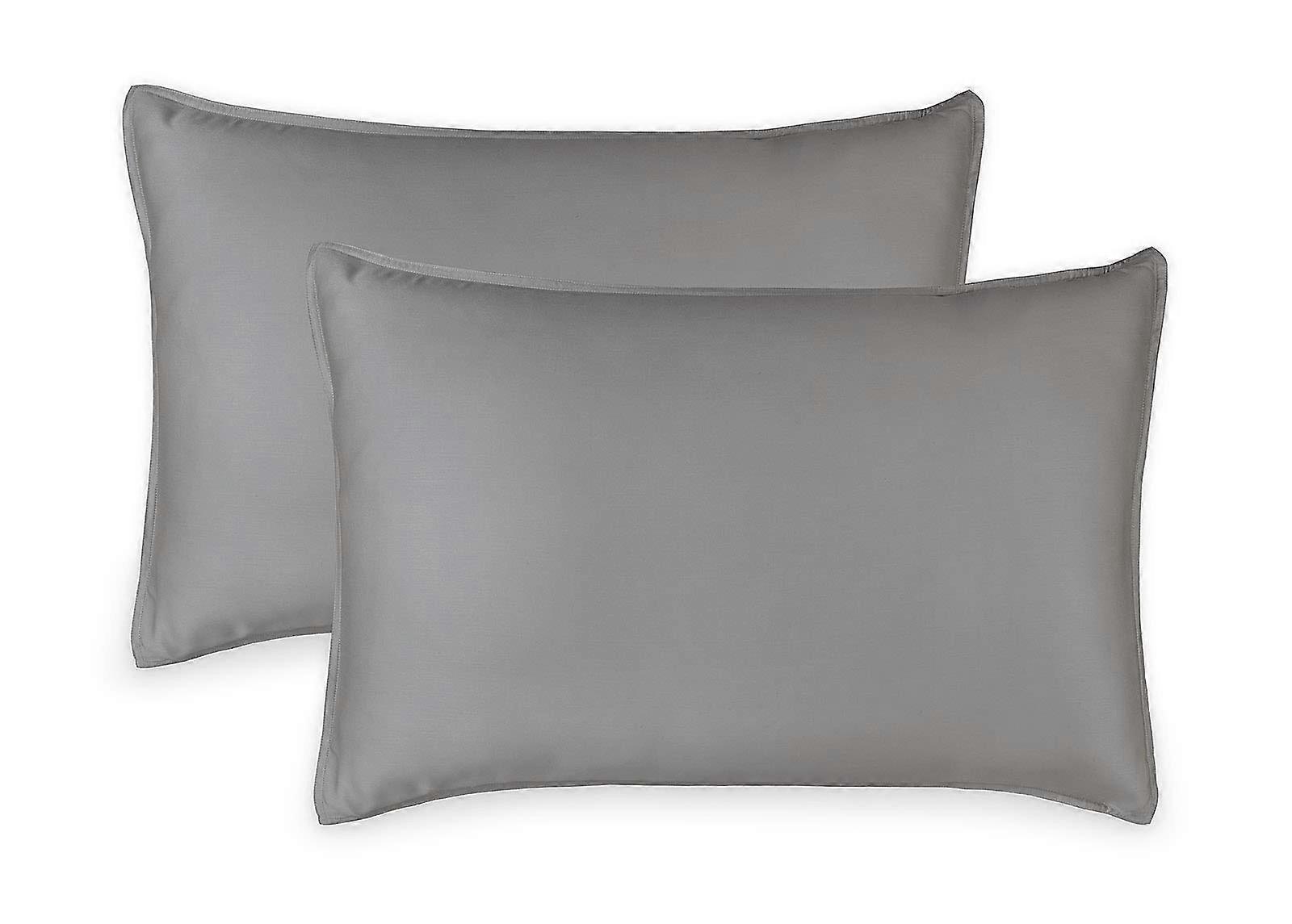 Organic Bamboo Viscose King Pillowcases, Soft & Cooling, Double Stitching, Envelope Closure (2PC)