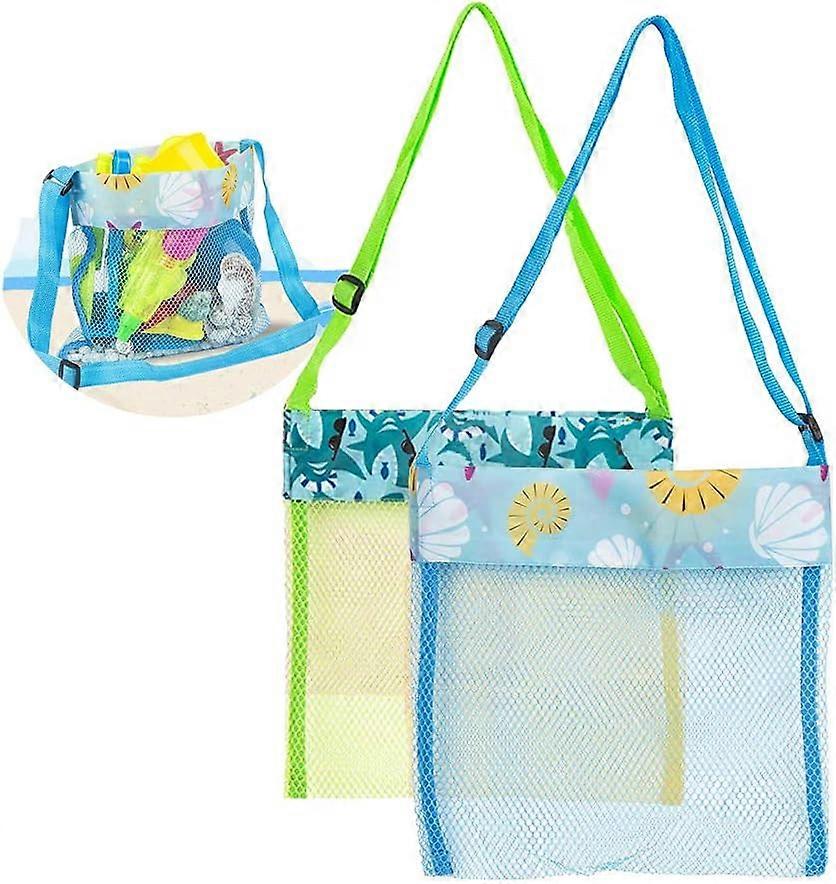 Foldable Quick Dry Mesh Tote Bag, 2 Pack