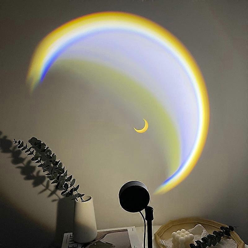 Sunset Moon Atmosphere Lamp Bedside Projection Night Lamp