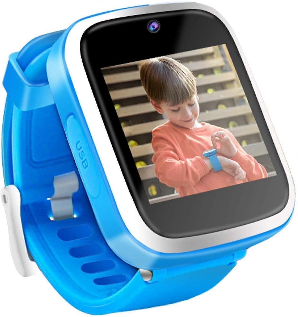 Smart Watch For Kids With Hd Dual Camera (blue)