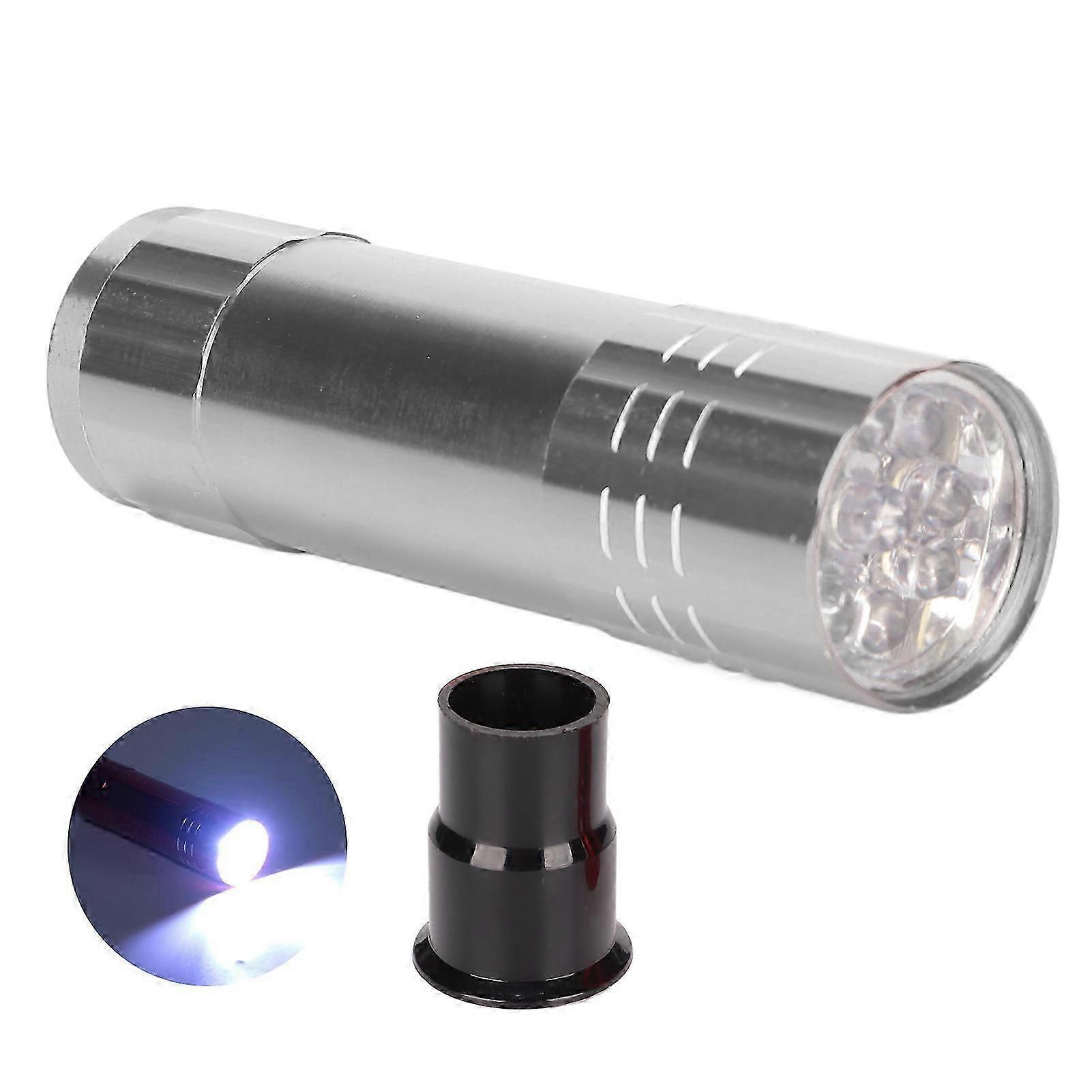 Egg Tester LED Cool Light Egg Candler Lamp Incubator for Duck Eggs Goose Eggs Crane Quail Eggs Bird EggsSilver