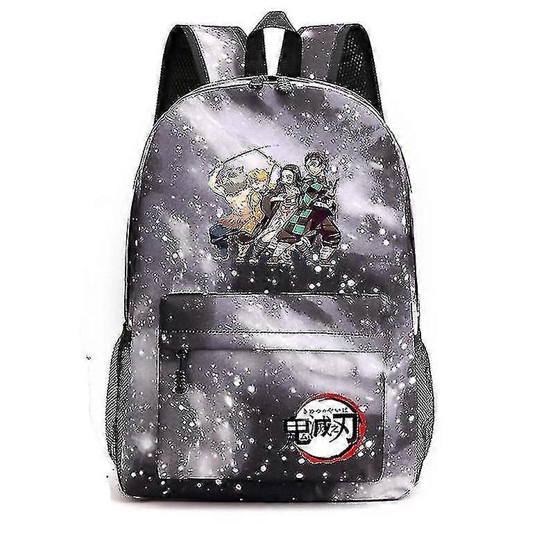 New Spot Model Ghost Slayer's Blade Creative Pattern Female Student Schoolbag Anime Backpack Male-13