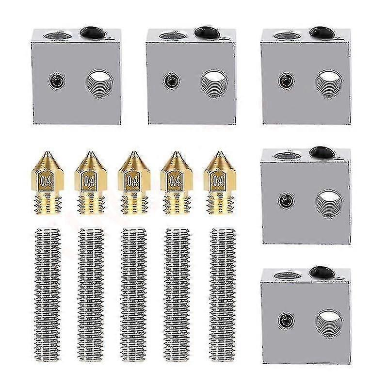 Hotend Kit Düse Mk8 Extruder Halsheizung 1,75 mm / 0,4 mm Extruder Heizblock für Raprep I3 Anet A2 A8 3D Drucker Teil