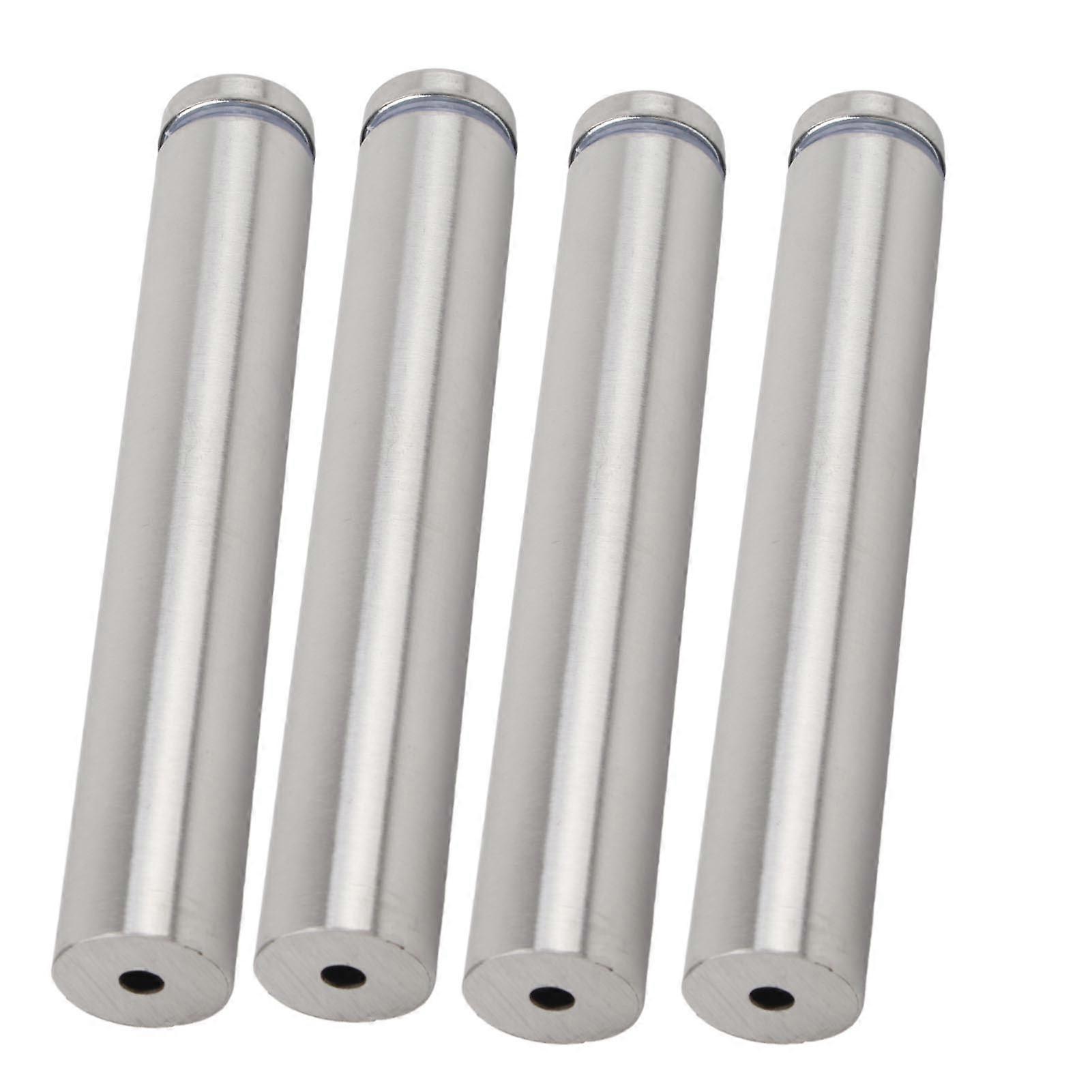 4pcs Hollow Stainless Steel Advertise Fixing Pins Glass Standoff Mounting Bolts (19 * 150mm) IN8HG