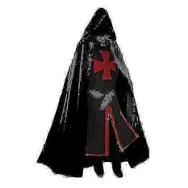 Mens Medieval Crusader Cavalerii Templieri Costum