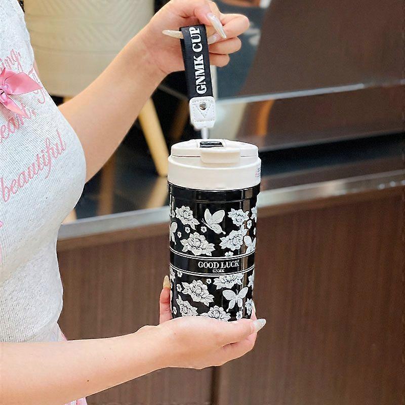 Travel coffee mugs 20oz,reusable coffee cups with lids,stainless steel vacuum thermos coffee tumblers-Black