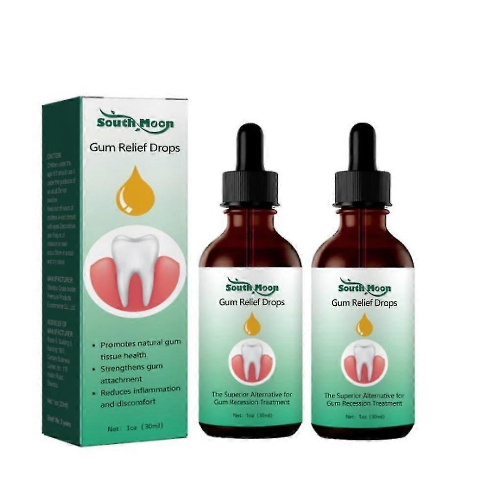 1 db Gum Regrowth csepp, Natural Gum Restore folyékony szájvíz, Ínyterápiás gél Visszahúzódó ínyjavító kezelés Új