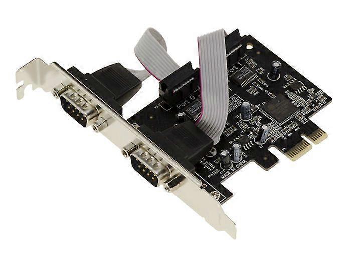 KALEA-INFORMATIQUE PCIe Card RS232 Series 2 COM Ports UART DB9 - OXFORD OXPCIe952 Chipset
