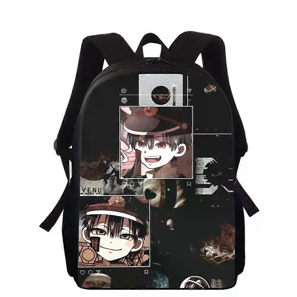 Anime Toilet Bound Hanako-kun Backpack - Lightweight Student Bookbag For School, Daypack, 30x15x45 Cm