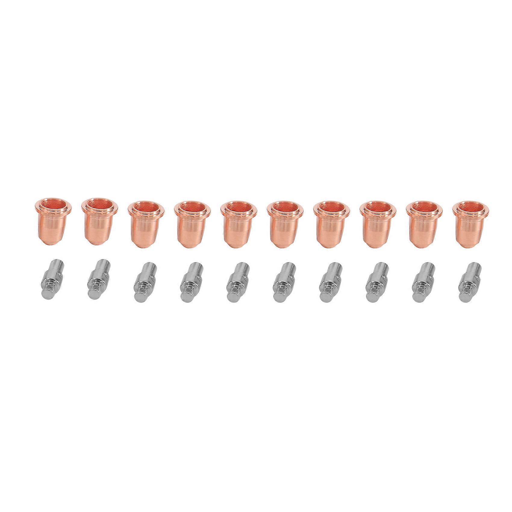 20PCS S45 Consumables Kit PD0116 Tips for Plasma Cutting Torch 0.8mm