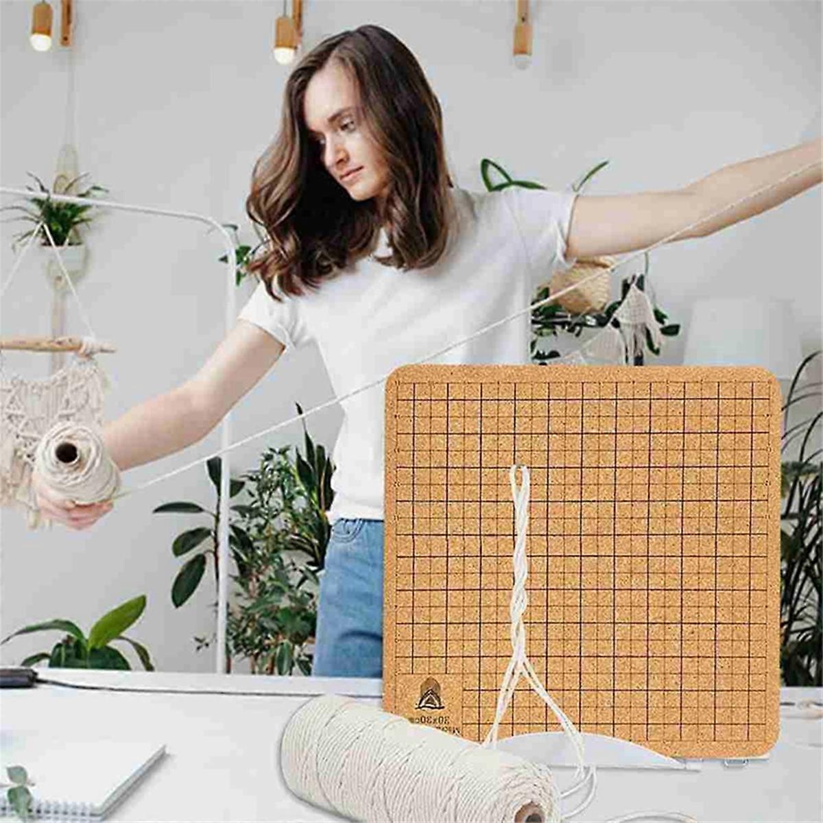 Flätbräda och stiftset med hållare Dubbelsidig flätbräda