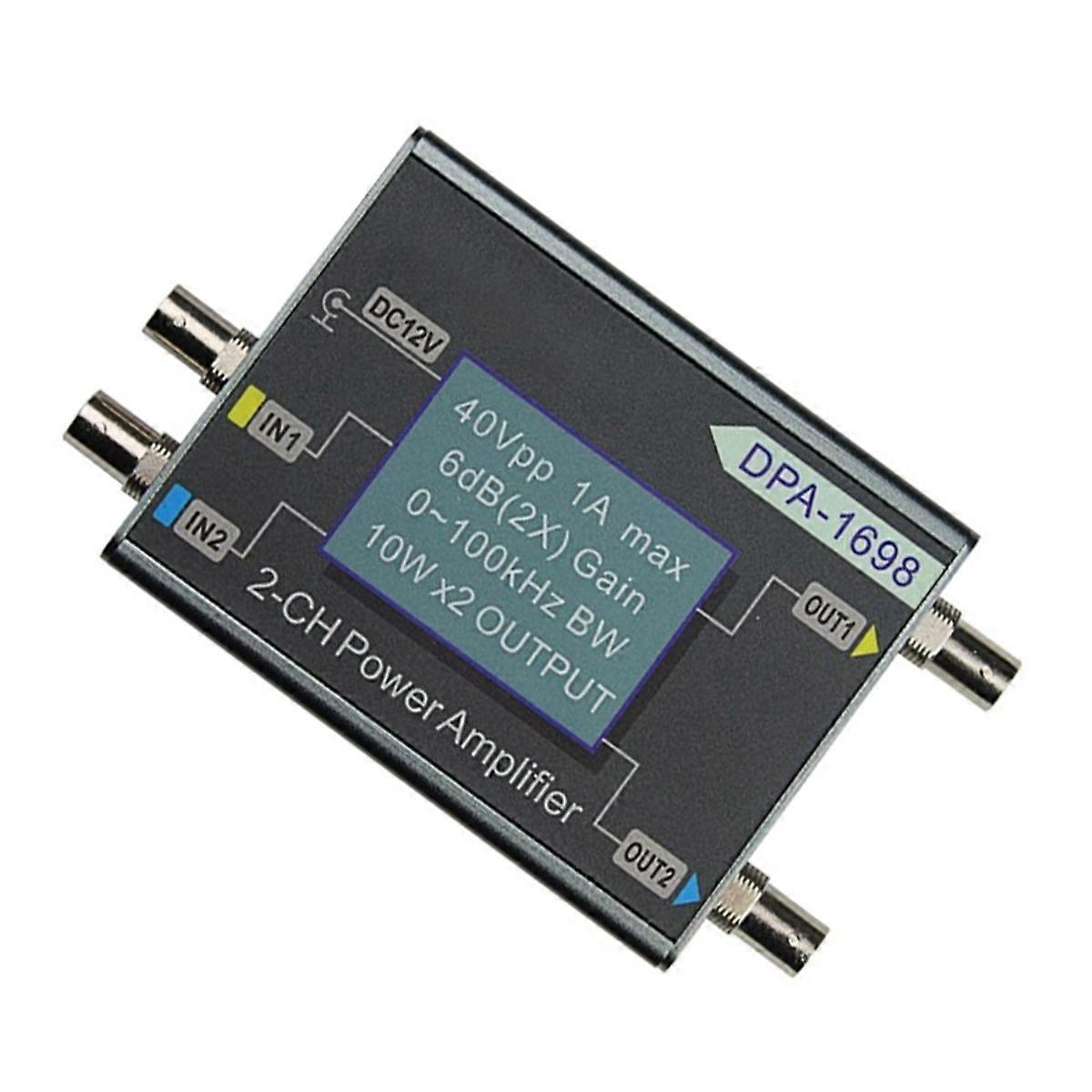 DC Power Amplifier Engineering of DPA-1698 Dual Channel DDS Function Signal Generator EU PLUG