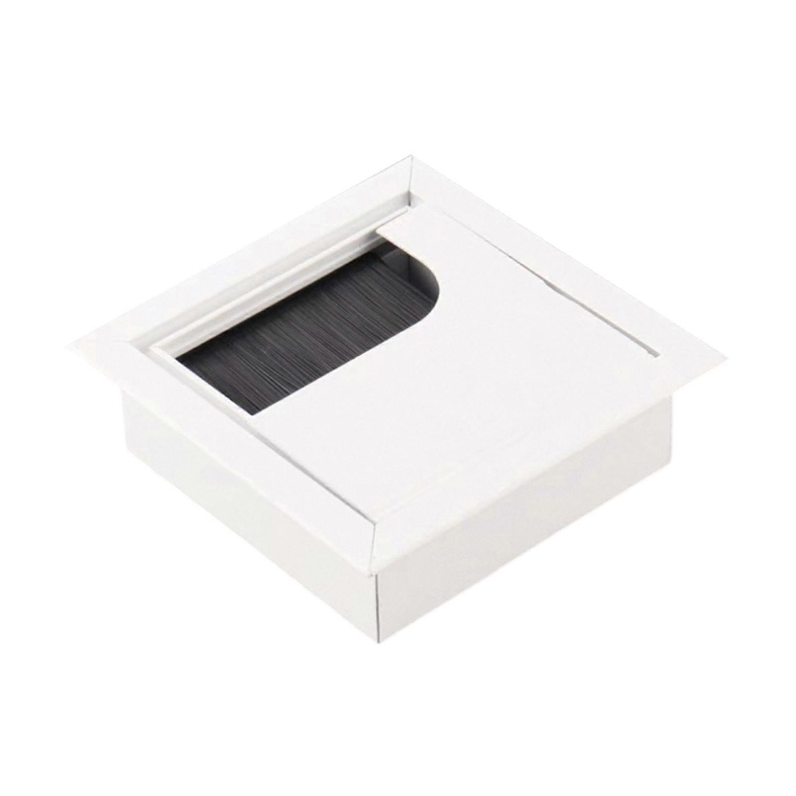 Desk Cable Guide Set for Tidying Neat Workspaces and Organized Cables in Office Supplies or Home Daily Casual Use White