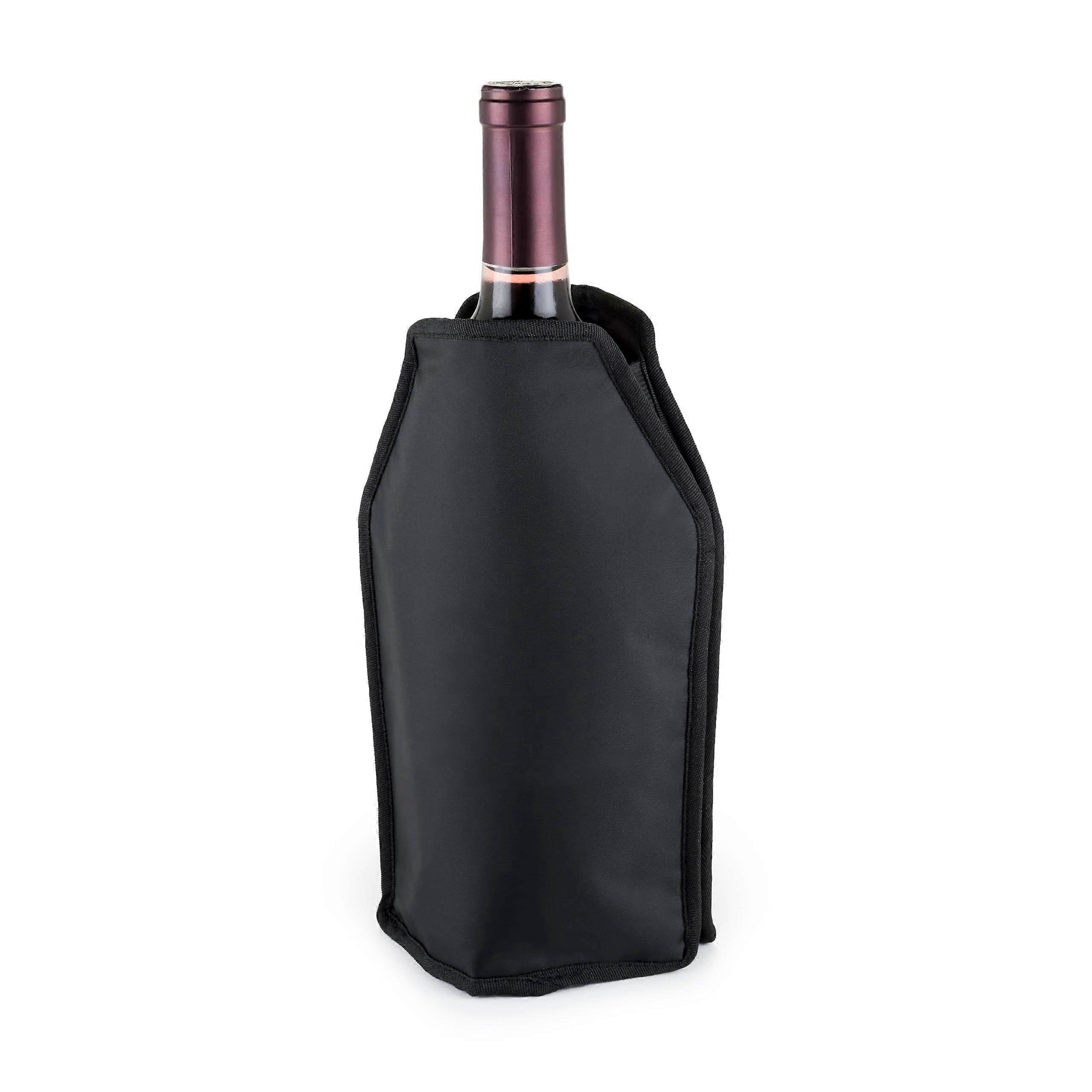 Black Insulated Bottle Sleeve for 32oz Water Bottles - Durable Neoprene, Lightweight Design, Fits Standard Sizes