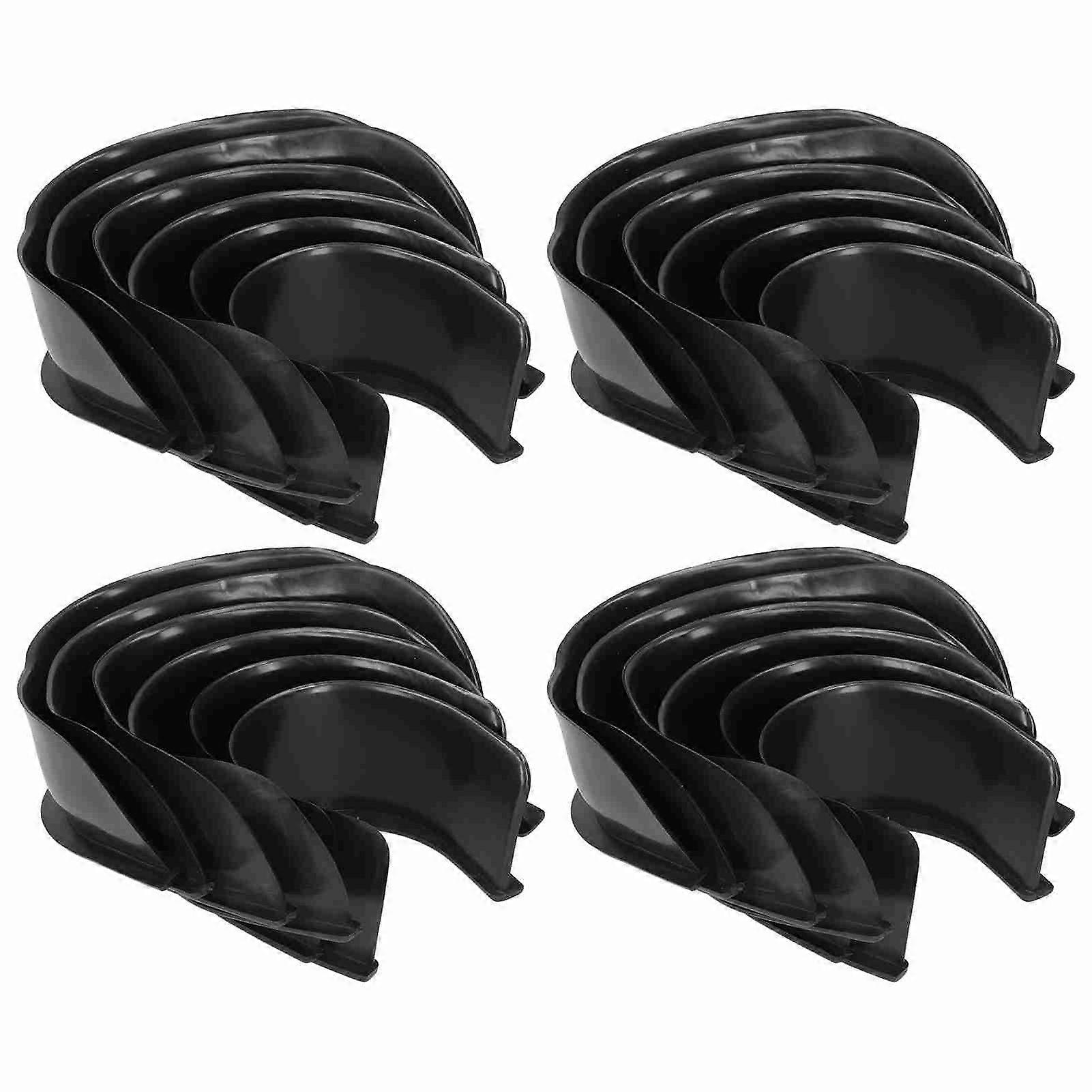 4 مجموعة البلياردو الجدول جيب الزاوية بطانات استبدال حمام السباحة جديلة الرياضة التبعي الأسود